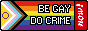 Gif d'un bouton pride et fiertés